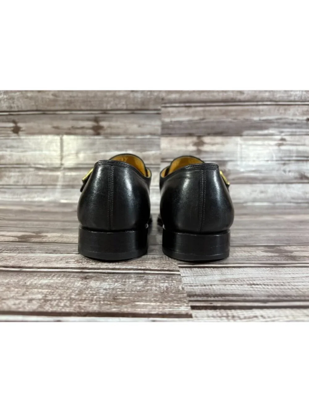 Roberto Botticelli Monk Strap leather Shoes size 7.5 Handmade Italy